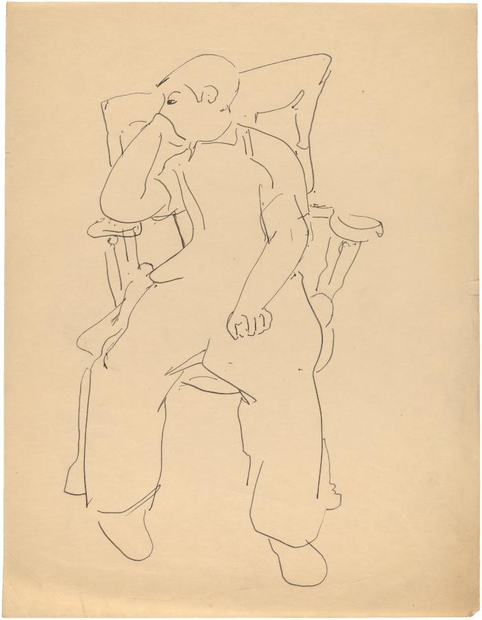 [Boy in rocking chair]