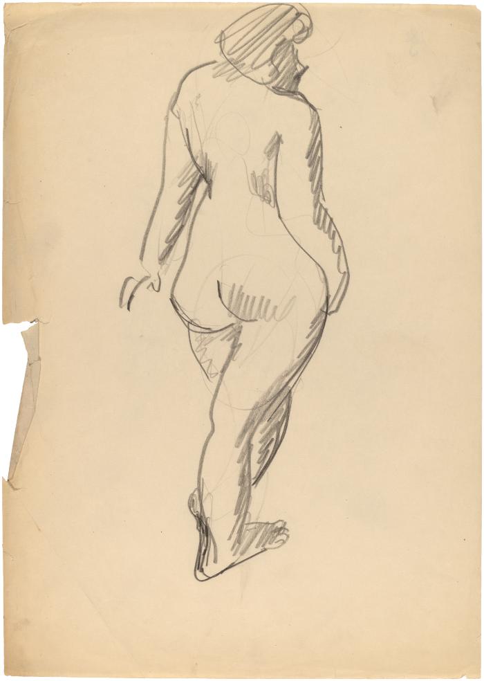 [Standing female nude]