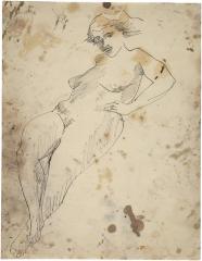 [Reclining female nude]