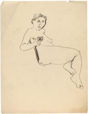 [Reclining female nude]