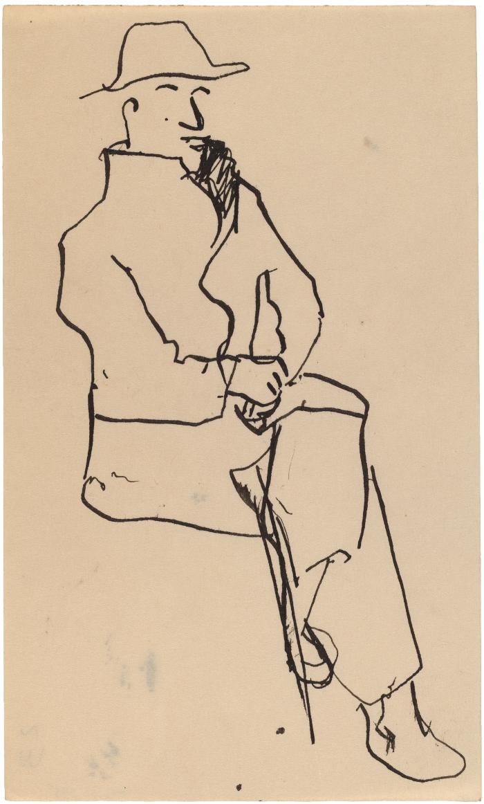 [Seated man]