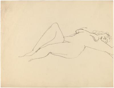 [Reclining female nude]