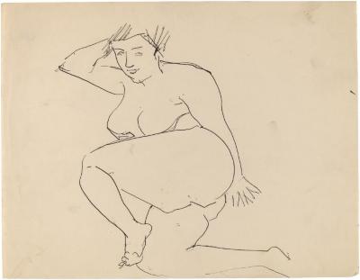 [Reclining female nude]