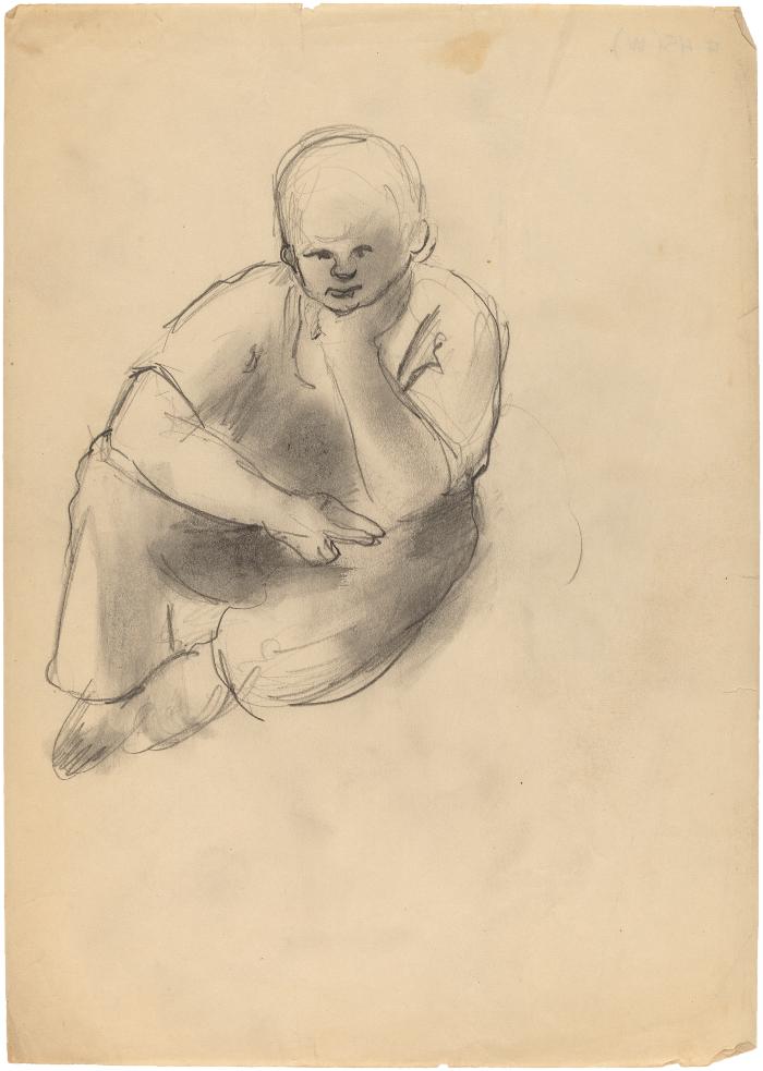 [Seated boy]
