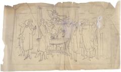 [Social Security Administration Building, Washington DC, murals study]