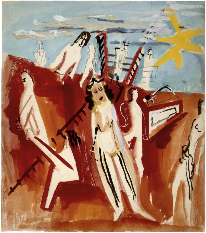 [Figures in landscape]