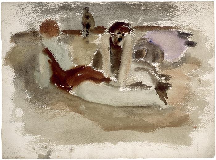 [Bathers on the beach]