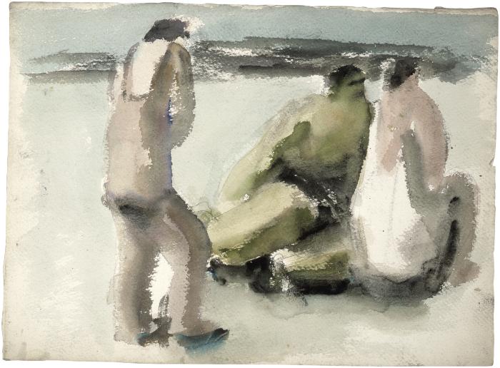 [Bathers on the beach]