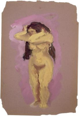 [Standing female nude]