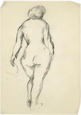 [Standing female nude]