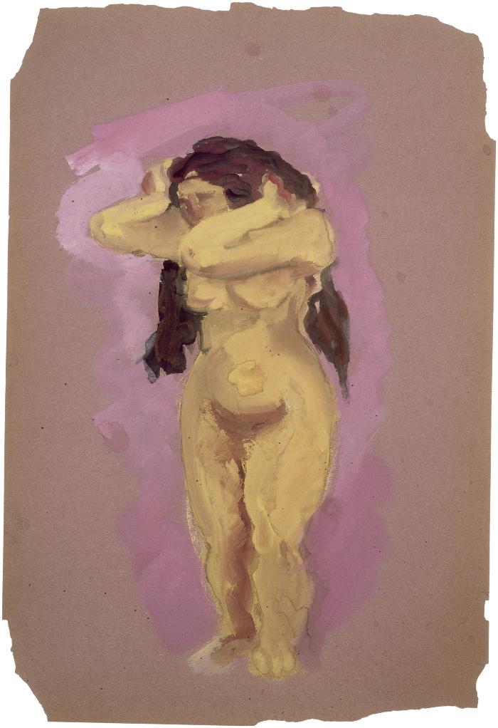 [Standing female nude]