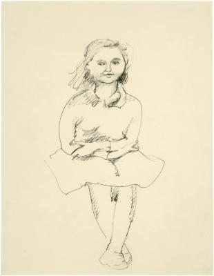[Seated girl]