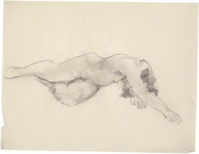 [Reclining female nude]