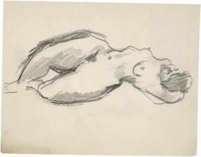 [Reclining female nude]