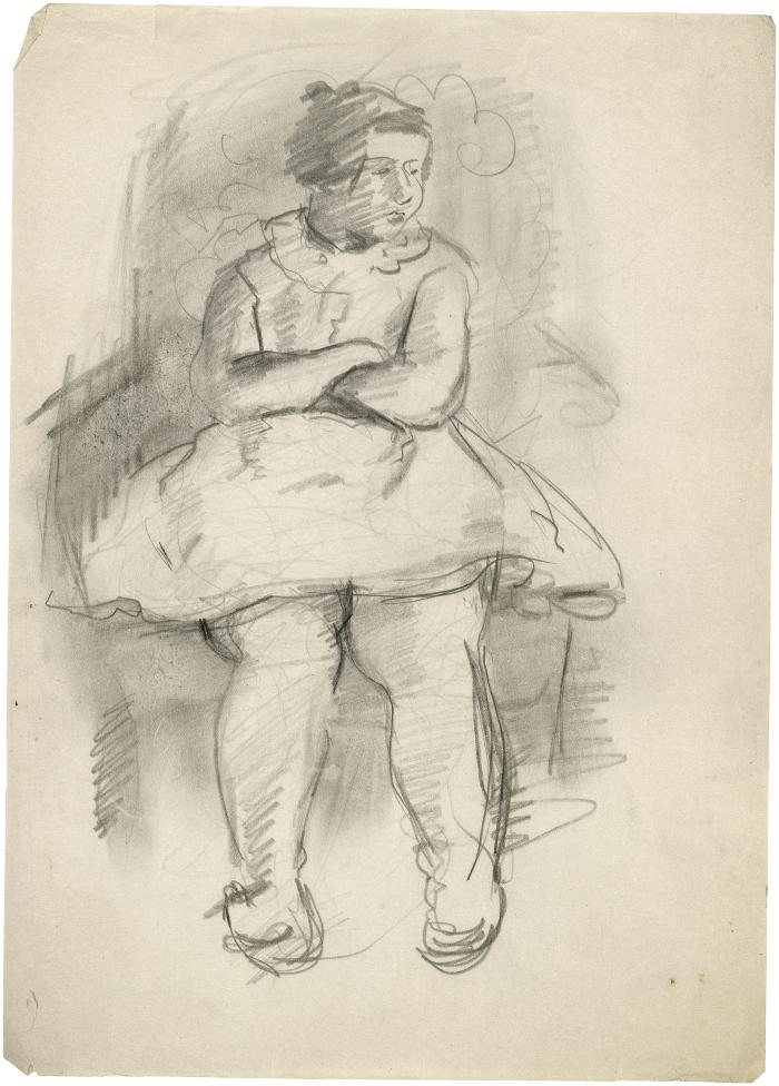 [Girl in an armchair]