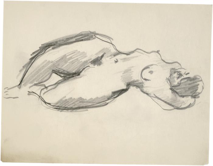 [Reclining female nude]