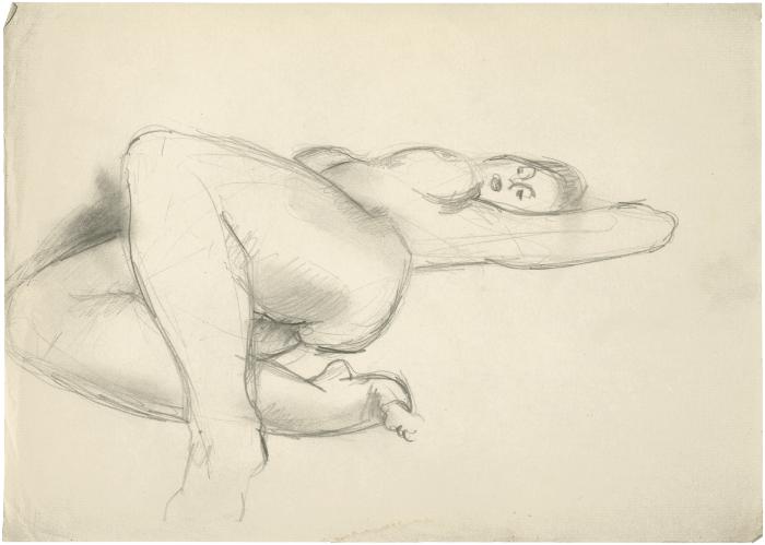 [Reclining female nude]
