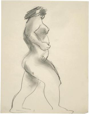 [Standing female nude]