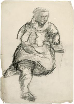 [Seated woman]