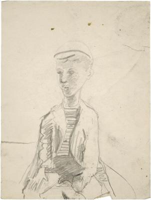 [Seated boy]