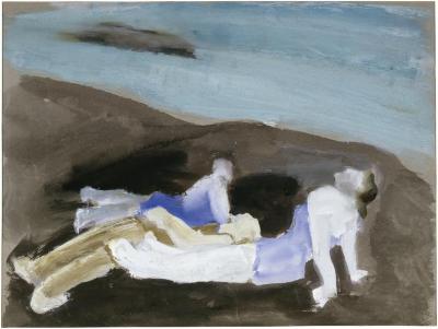 [Bathers at the beach]