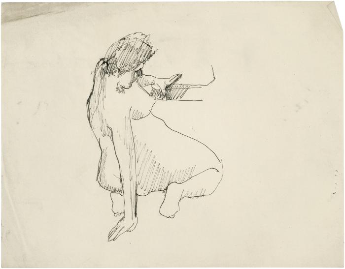 [Kneeling female nude]