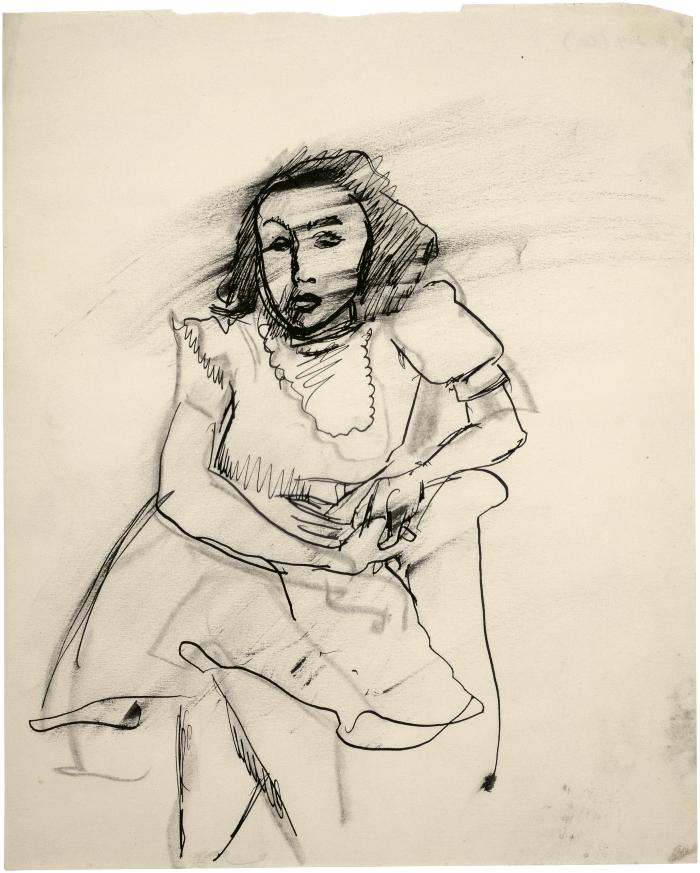 [Seated woman]