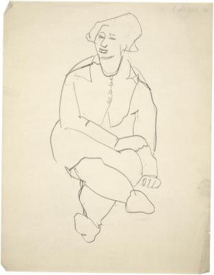 [Seated woman]