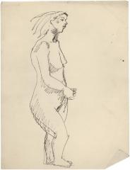 [Standing female nude]
