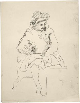 [Seated girl]