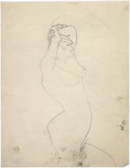 [Standing female nude]