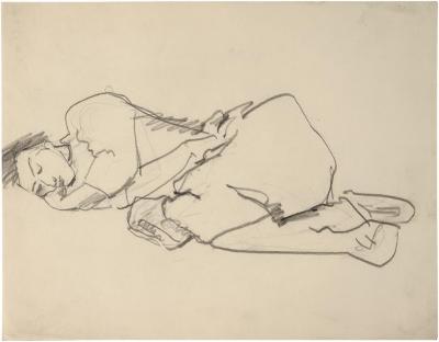 [Sleeping woman]
