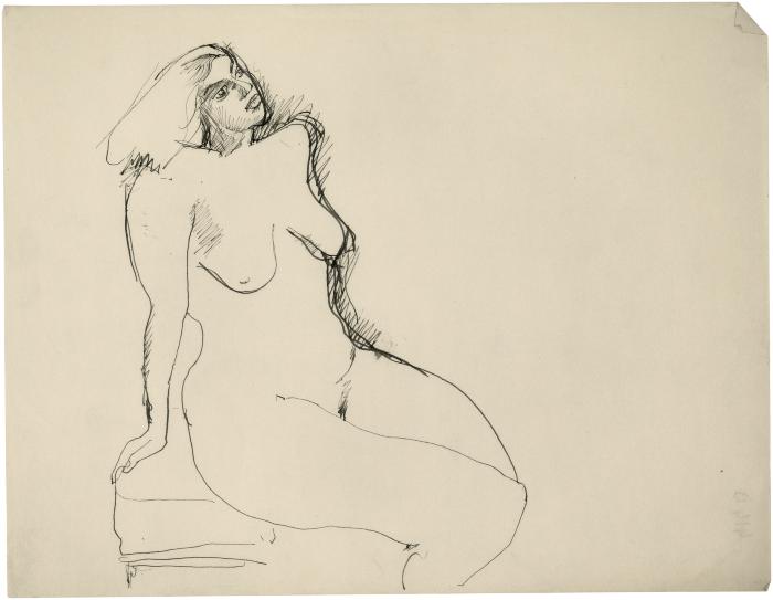 [Female nude in chair]