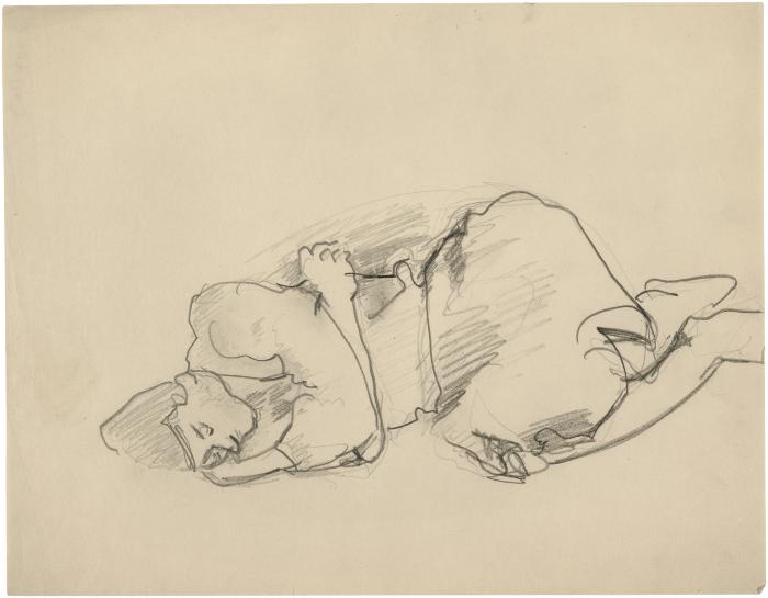 [Sleeping woman]