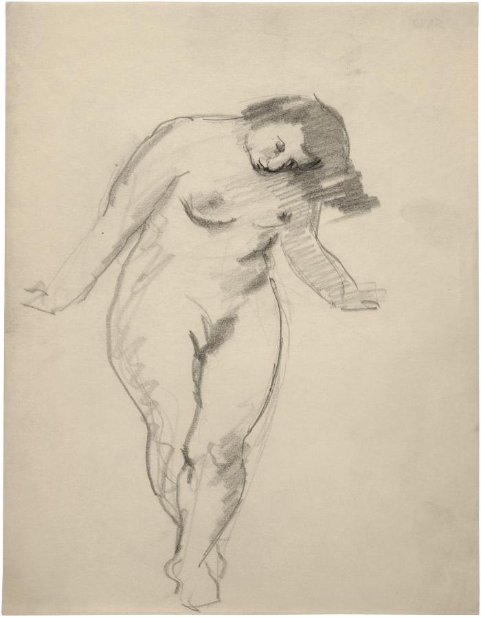 [Standing female nude]