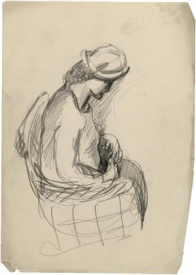 [Seated woman]