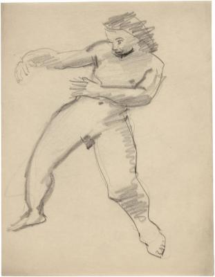 [Standing female nude]