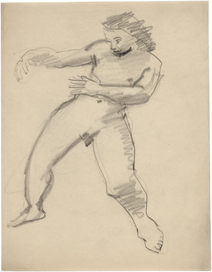 [Standing female nude]