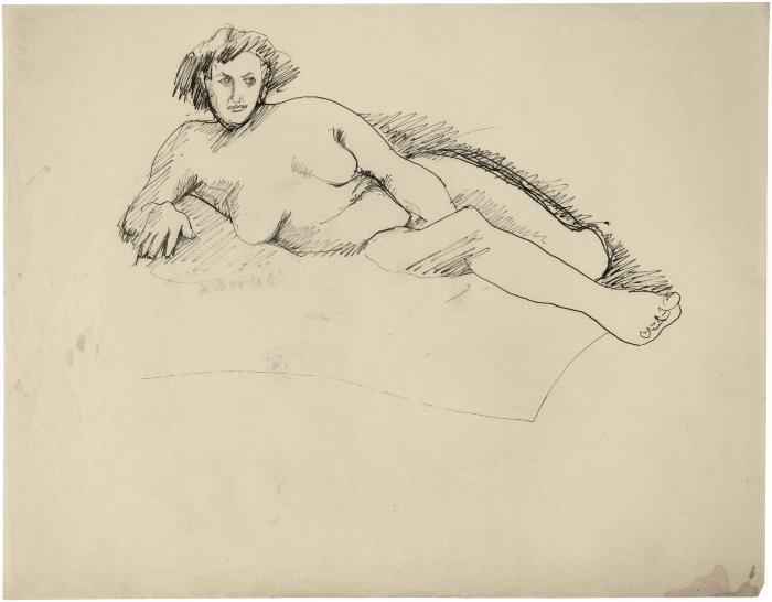 [Reclining female nude]