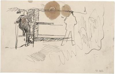 [Figures on promenade]