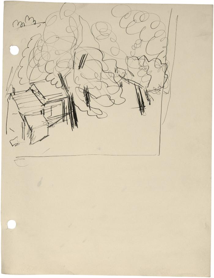 [Trees and buildings]