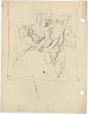 [Seated mother and child]