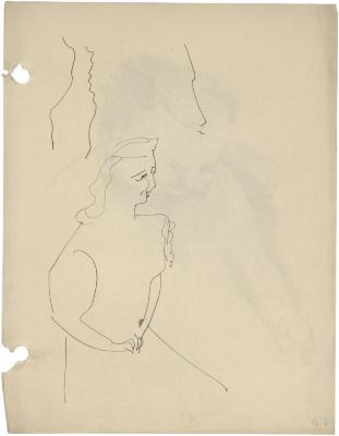 [Seated woman]