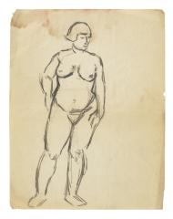[Standing female nude]
