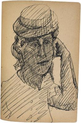 [Bust of a woman] The Scribble-In Book, page 213