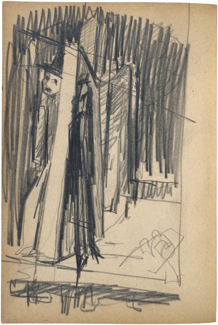 [Figure on subway platform] The Scribble-In Book, page 90