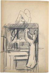 [Two figures at work table] The Scribble-In Book, page 80