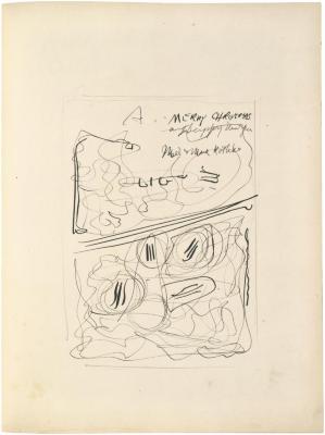 [Sketch for holiday card] Royal Vernon Line Composition Book, page 56