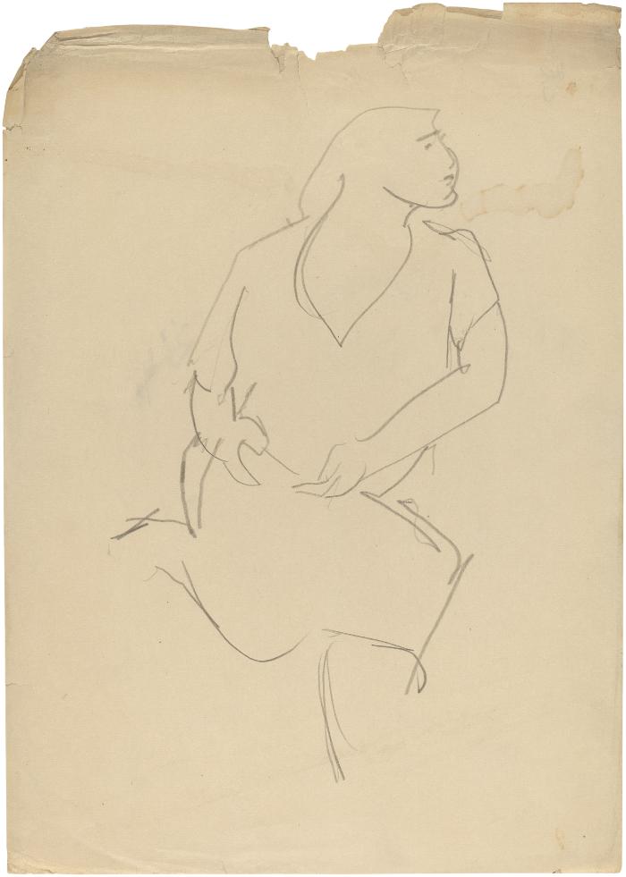 [Seated woman]