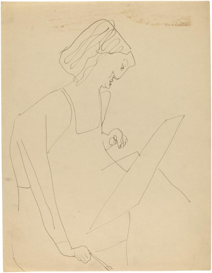 [Woman painting]